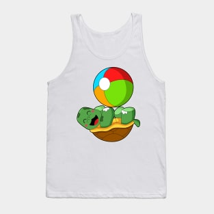 Turtle with Water polo Tank Top